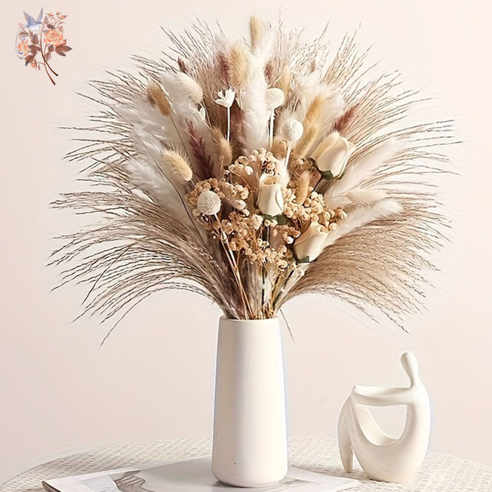 Dried Flower Bunch - 80 Piezas de Flores Secas Artificiales