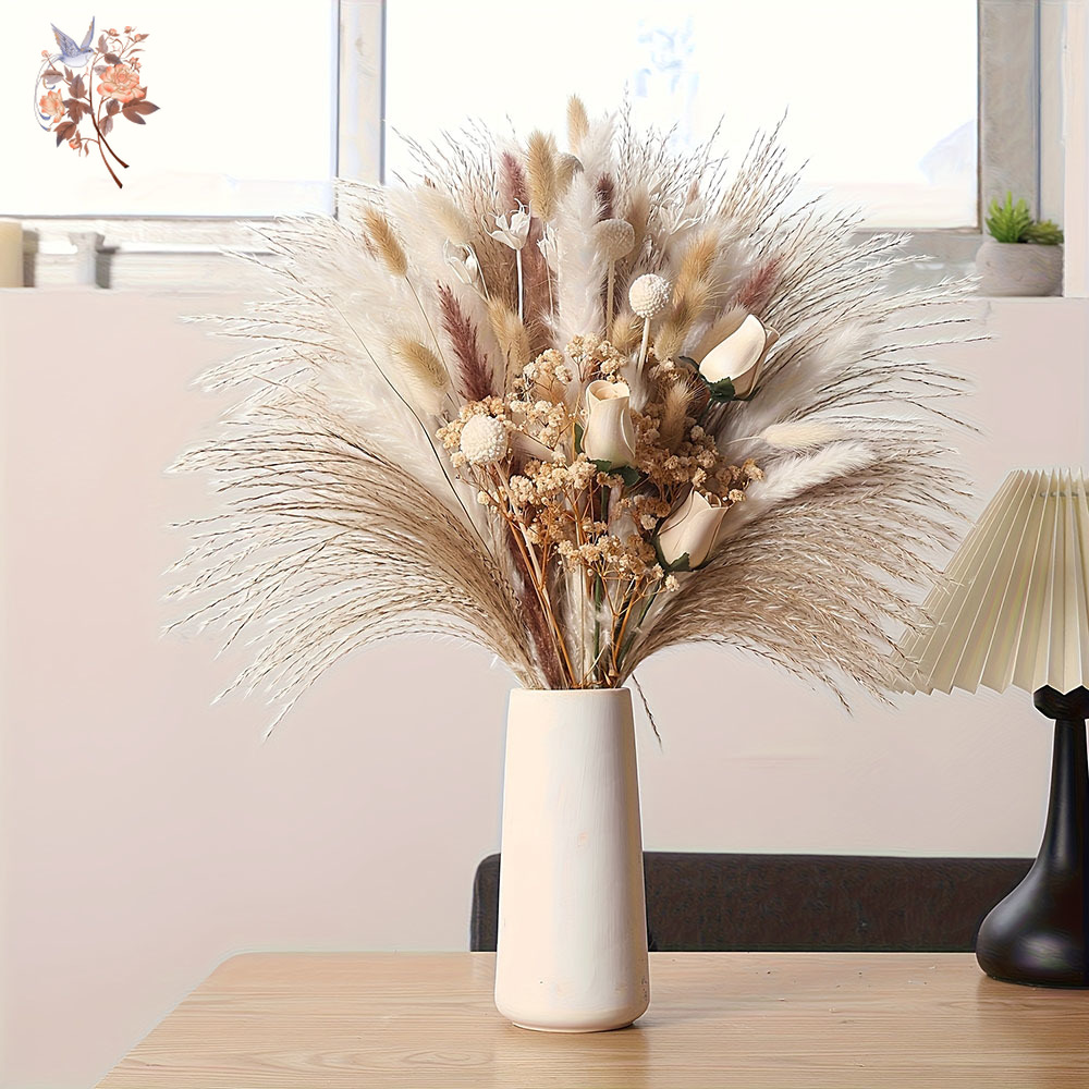 80 Piezas de Flores Secas Arti - Dried Flower Bunch reseña y precio