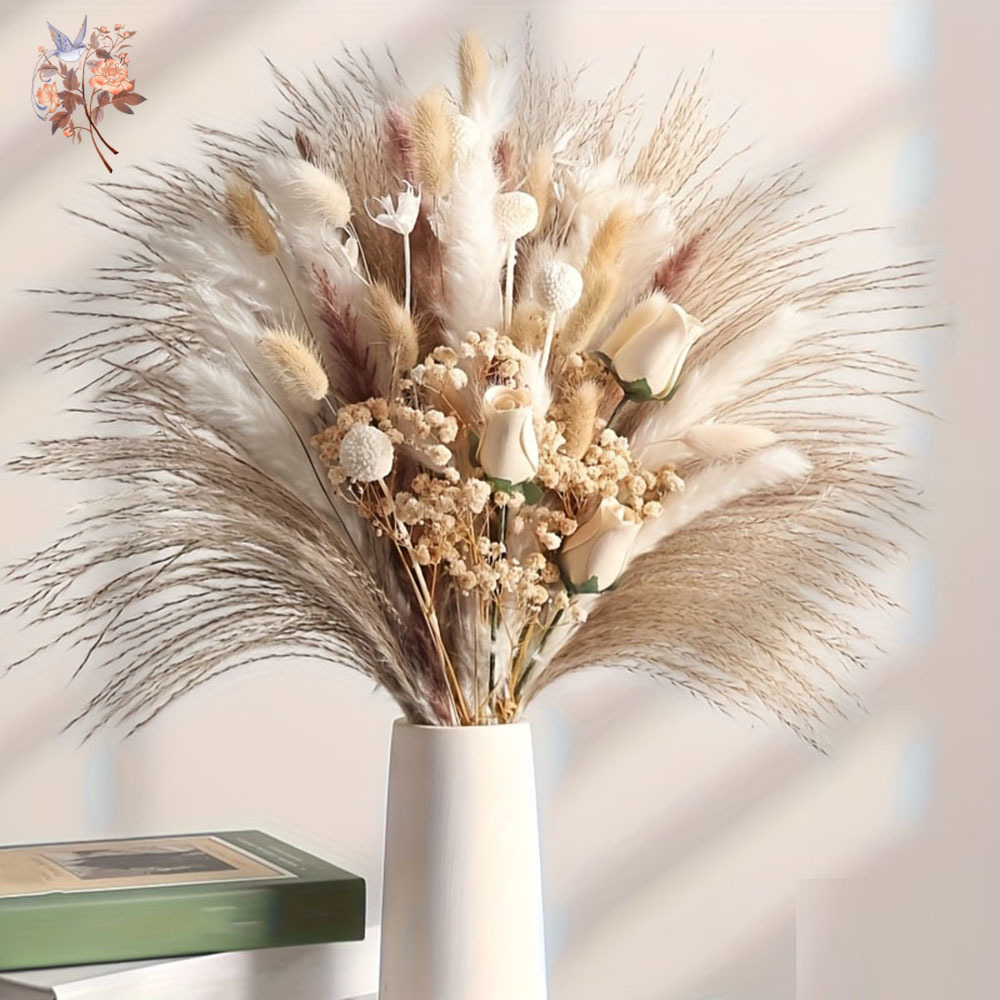 80 Piezas de Flores Secas Arti - Dried Flower Bunch reseña y precio