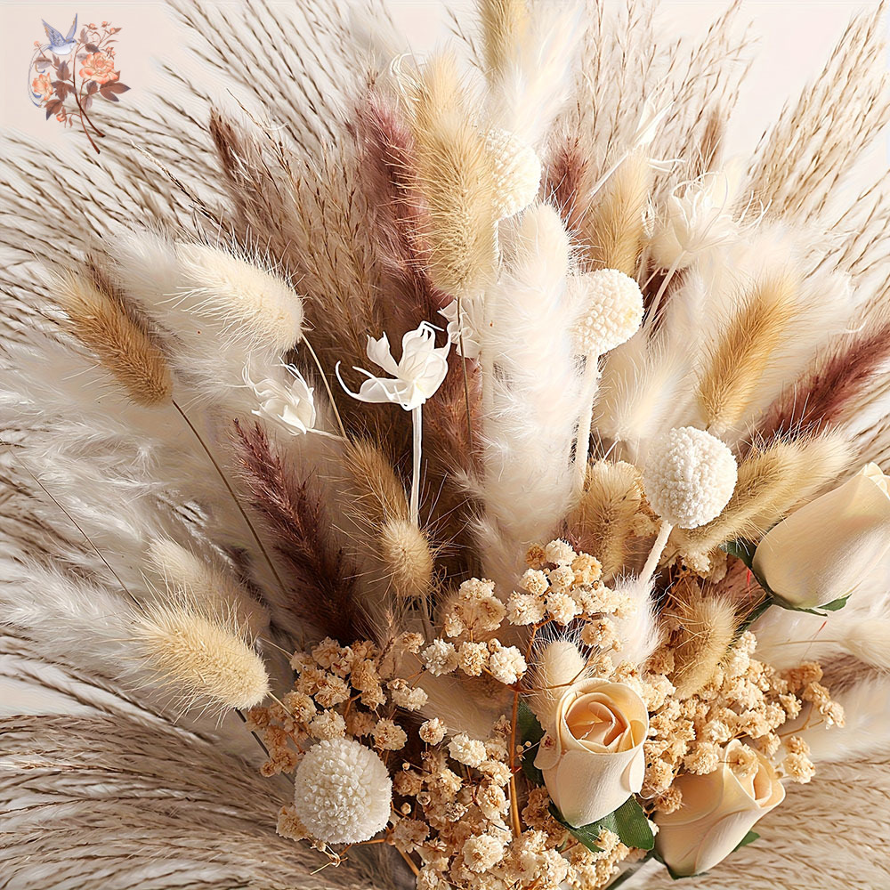80 Piezas de Flores Secas Arti - Dried Flower Bunch reseña y precio