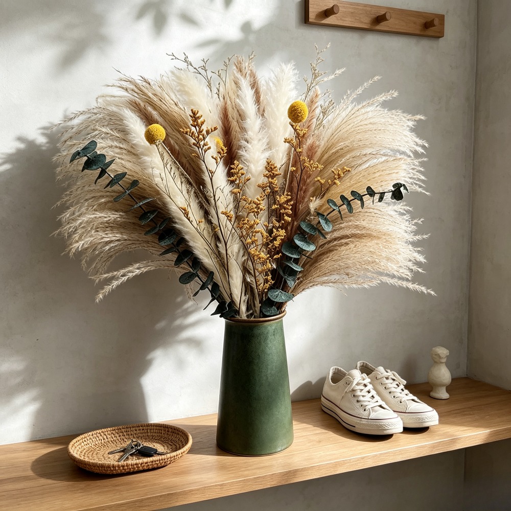 Ramo de flores secas, ramo flo - Dried Flower Bunch reseña y precio