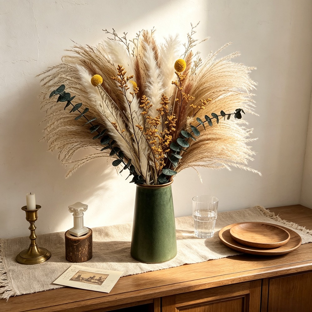 Ramo de flores secas, ramo flo - Dried Flower Bunch reseña y precio