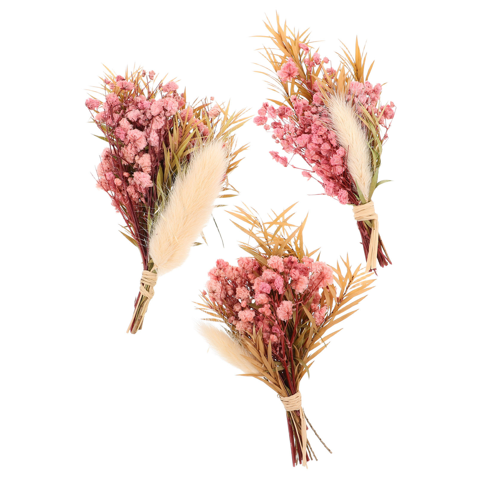 Juego de 3 Mini Ramos de Flore - Dried Flower Bunch reseña y precio