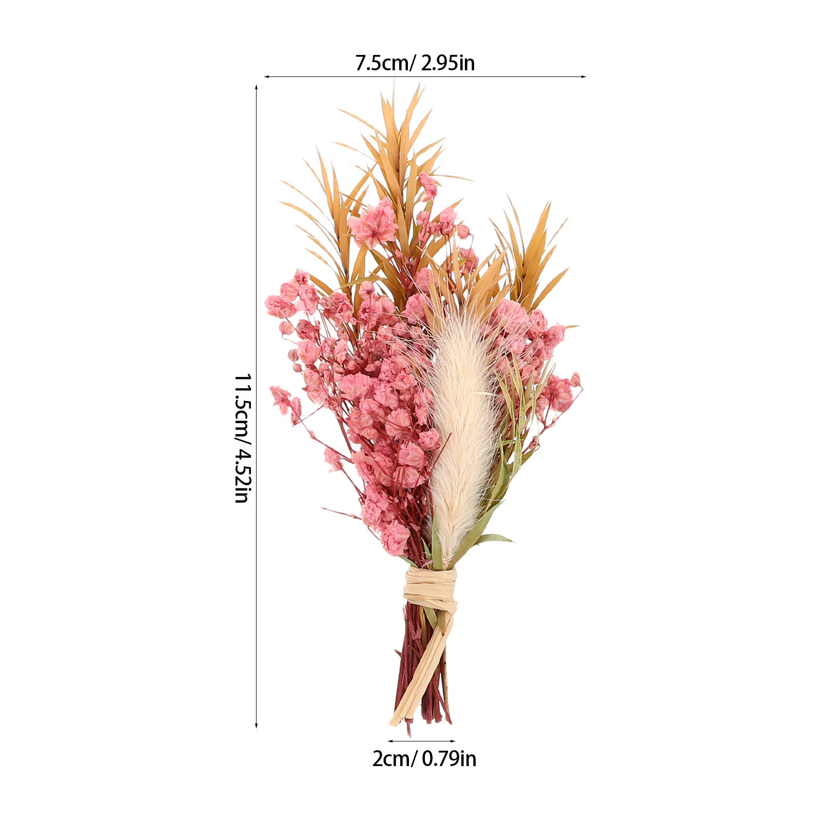 Juego de 3 Mini Ramos de Flore - Dried Flower Bunch reseña y precio