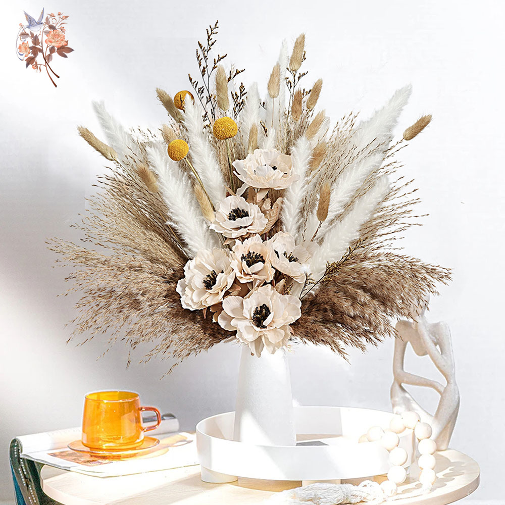 Ramo de flores artificiales es - Dried Flower Bunch reseña y precio