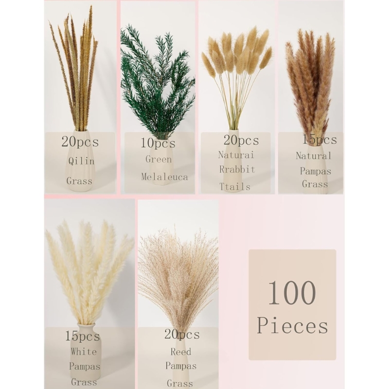 A granel, 100 Uds., tallos hie - Dried Flower Bunch reseña y precio