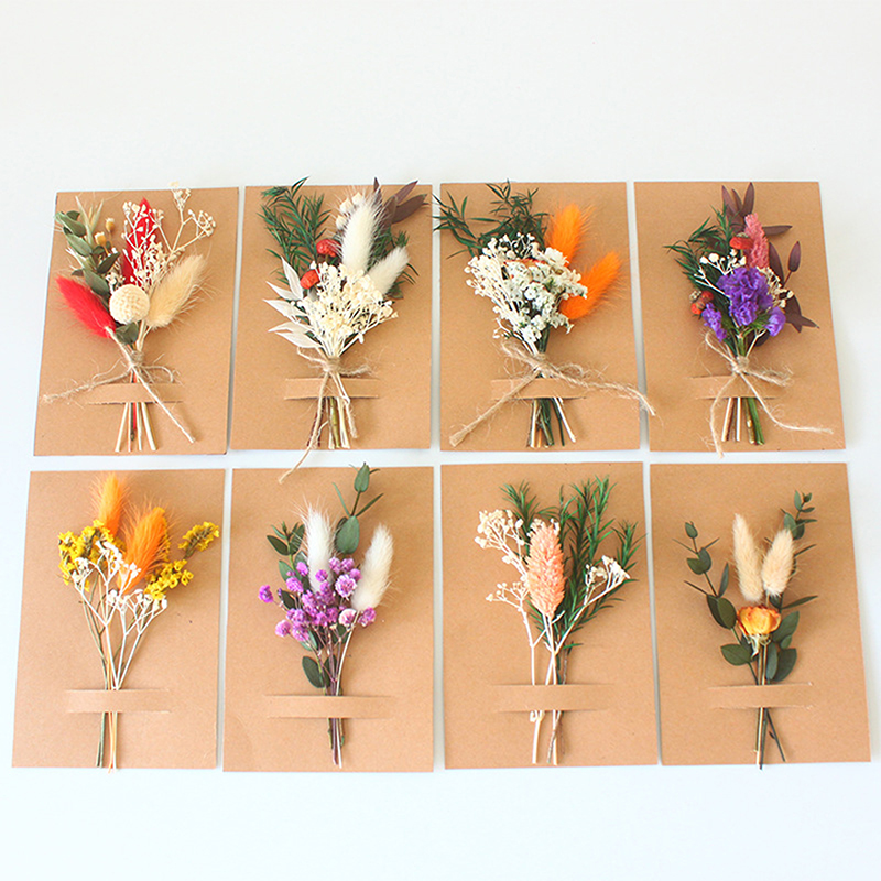 Mini ramo de flores secas natu - Dried Flower Bunch reseña y precio