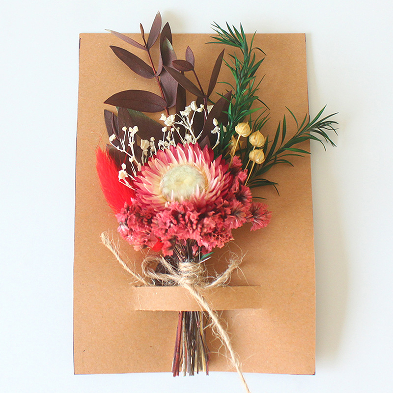 Mini ramo de flores secas natu - Dried Flower Bunch reseña y precio